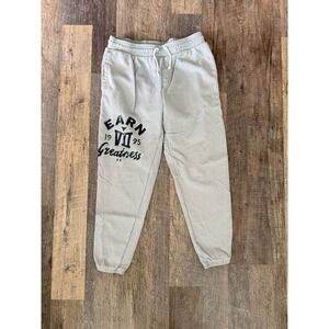 Under Armour XL Project Rock Gray Jogger Sweatpants Activewear Loose Fit Pockets